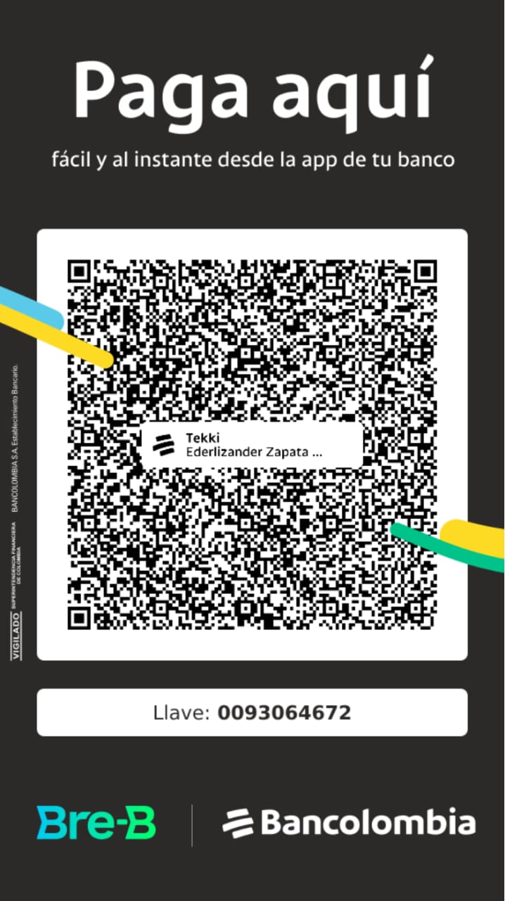 TEKKI Bre-B payment QR